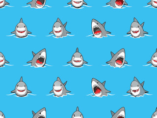 seamless pattern with funny cats