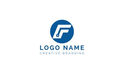 Minimalist F Logo for Branding and Identity.