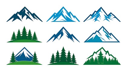 Obraz premium Mountain Logos Collection