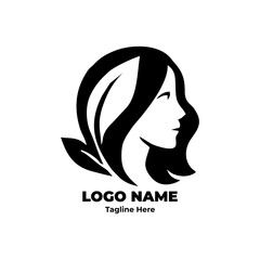 Premium Minimalist Botanical Emblem for Sustainable Beauty and Organic Wellness Branding