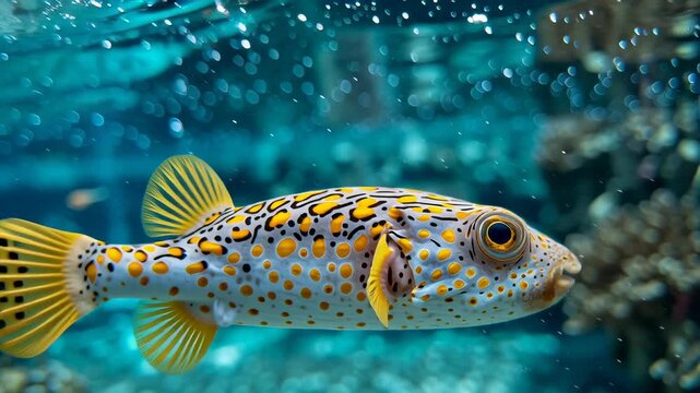  underwater world karaly fish close up