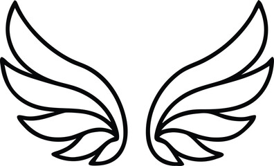 angel wings in heaven hawk feather wing pattern