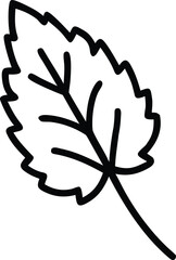 melissa medicinal leaf icon vector illustration