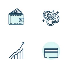 set of business icons