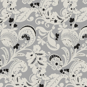 paisley textile pattern design texture,pasley textile pattern design, Magical Traditional Paisleys Seamless Pattern for wallpaper design or fabric textile printing.