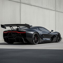 Fototapeta premium sports car isolated on white