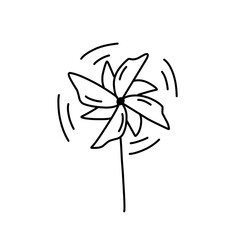 windmill doodle icon