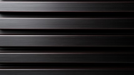 Black Brushed Metal Surface with Horizontal Lines and Textures