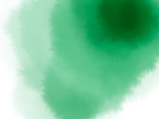 淡い緑色のグラデーション水彩にじみテクスチャ素材