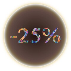 Discount offer symbols. Promotion icon in a bubbly style. Colorful promotional vector labels....