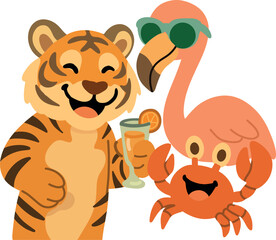 Tropical Beach Selfie