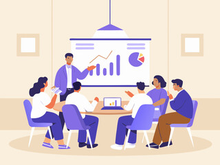 business meeting in the office