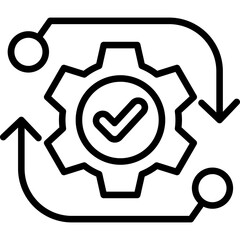 Automation line icon