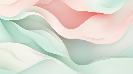 Fototapeta premium Minimal abstract gradient background with soft light and smooth curves, perfect for a professional banner design