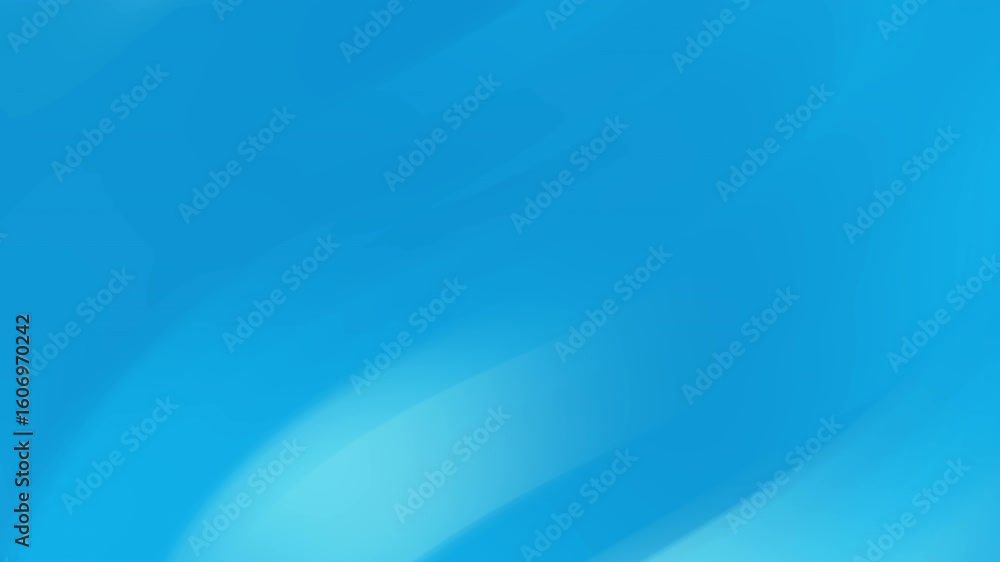 Poster light blue animation with subtle gradients creates a calming visual. perfect for backgrounds or tran