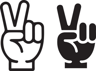 Obraz premium victory sign.