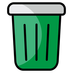 Trash  Icon Element For Design