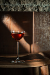 Cocktail in luxury background