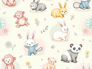 easter seamless pattern