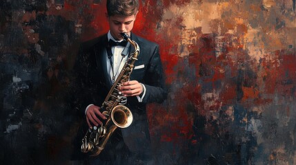Saxophone Serenade: A Harmonious Blend of Music and Artistic Expression
