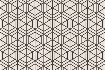 Geometric art deco pattern with interlocking diamond shapes