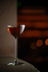 Cocktail in luxury background