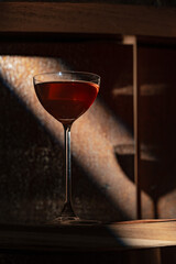 Cocktail in luxury background