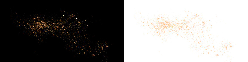 Dusting Clipart Hd PNG, gold Dust Background, Background, Border Texture PNG Image. Yellow Dust Transparent, Gold Dust, Granule, Powder, Bokeh, Material PNG Image