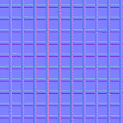 Seamless rebar grid texture material normal map