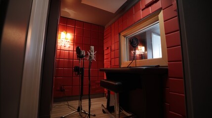 Soundproof recording booth (1)