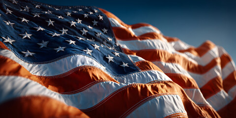 Independence day celebration. American flag patriotic national outdoor sky celebration independence holiday, family gathering holiday, 4th july