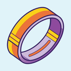 vector illustration of wristbands