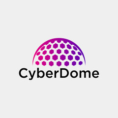 modern cyber technology security vector illustration