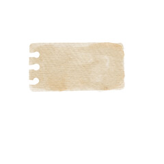 Blank Beige Notepad Illustration
