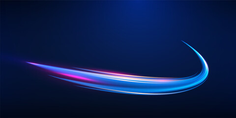 Circular waves, different colors. Technical elements formed in the shape of a circle. Abstract circular waves.