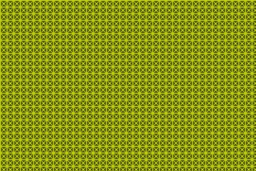Bright Green Geometric Pixel Tile Seamless Pattern