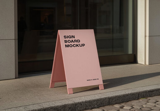 Urban Signboard Mockup