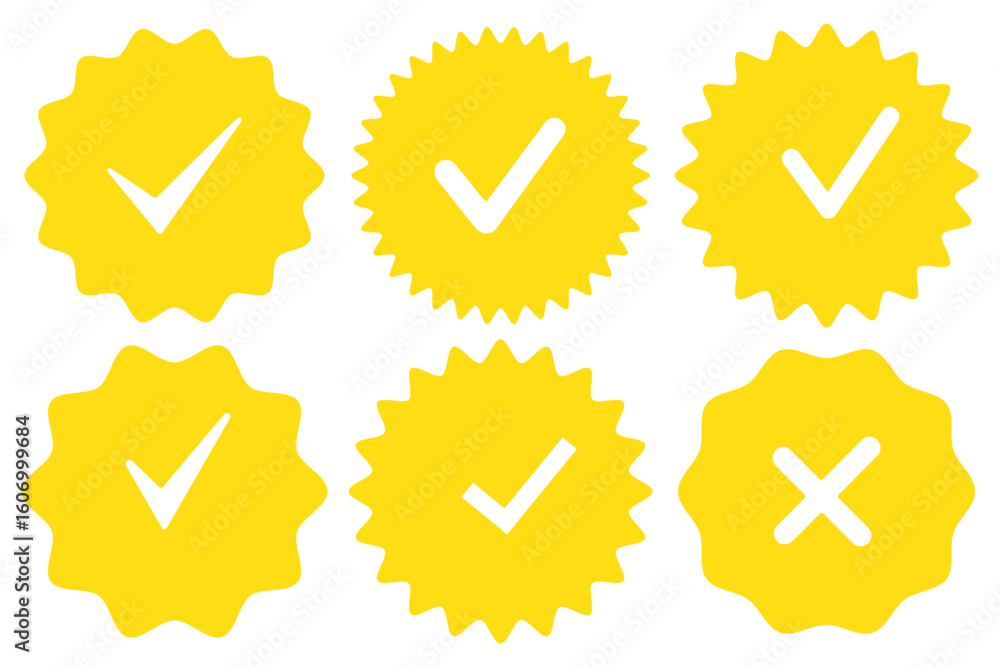 Poster green checkmark, green tick, check mark icon button set. tick mark with checkbox icon. green checkma