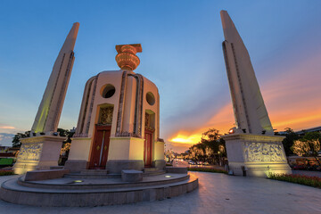 Obraz premium The Democracy Monument is a historical of constitution monument