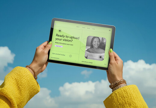 Tablet Screen Mockup