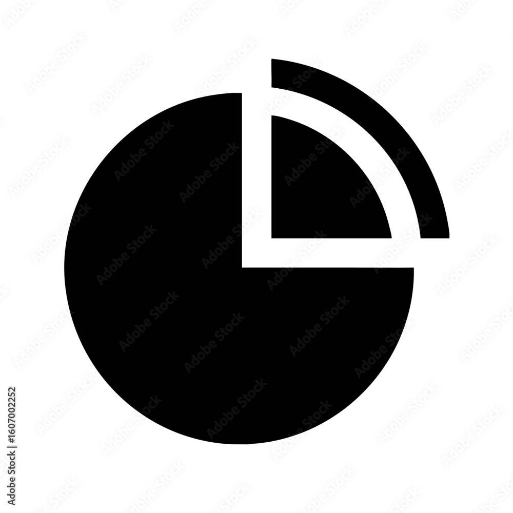 Poster pie chart graph data analysis diagram infographic report business statistics vector illustration des
