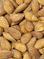 close up of almonds