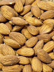 close up of almonds