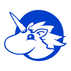 Unicorn Hole Looking Funny Cute Cool Comic Cartoon