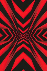 red and black illusion design