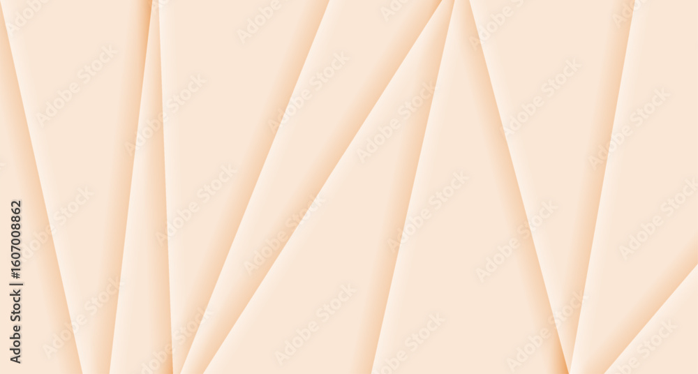 Poster beige geometric tech background with minimal stripes and lines. vector concept design