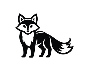 Elegant Fox Silhouette Vector Illustration for Creative Design