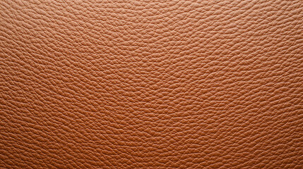Fototapeta premium Detailed view of a tan brown leather texture, ideal for backgrounds or graphic designs. The fine grain pattern shows a durable, flexible material.
