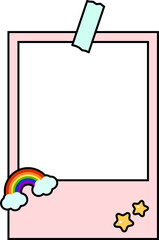 Cute Polaroid Photo Frame