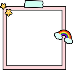 Cute Polaroid Photo Frame